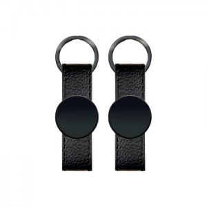 Çift Taraflı Metal Suni̇ Deri̇ Anahtarlık