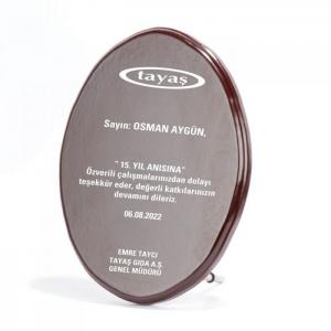 Ahşap Plaket ( 23,5 x 18,3 cm )