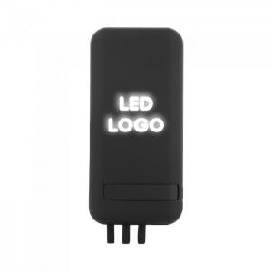 Saytech Işıklı Rubber Wireless Kendinden Kablolu Powerbank