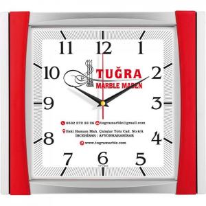 Plastik Duvar Saati ( 32,5 x 36,5 cm )