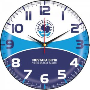 Bombe Cam Duvar Saati ( Ø 30 cm )
